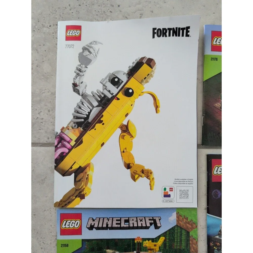Lego Fortnite, Minecraft, Dimensions, Lego Movie INSTRUCTIONS ONLY Ninjago BOOK